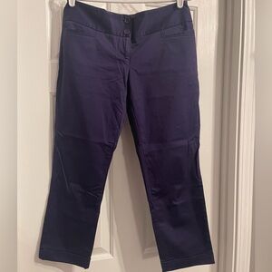 The Limited Drew Fit Size 4 Dark Purple Capri